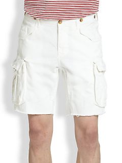 Gant by Michael Bastian Chopt Cargo Shorts   White