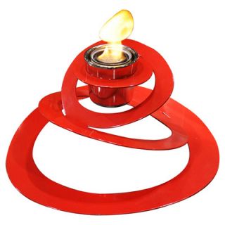 Decorpro Ovia Bio Ethanol Fireplace D10114 / D10214 Finish Red