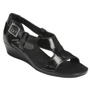 Womens A2 by Aerosoles Crown Chewls Sandal   Black Patent 8M