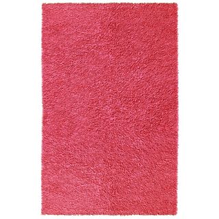 Pink Chenille Shag Rug (4 X 6) (PinkPattern SolidMeasures 1.5 inches thickTip We recommend the use of a non skid pad to keep the rug in place on smooth surfaces.All rug sizes are approximate. Due to the difference of monitor colors, some rug colors may 