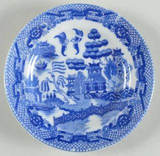 Japan China Blue Willow (ChildS Set,Made In Japan) 3 Toy Plate, Fine China Din