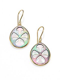 IPPOLITA Polished Rock Candy Black Shell, Mother of Pearl & 18K Yellow Gold Drop