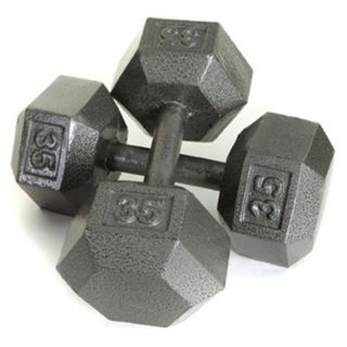 USA Sports by Troy Barbell Cast Iron Hex Dumbbell Multicolor   IHD 002