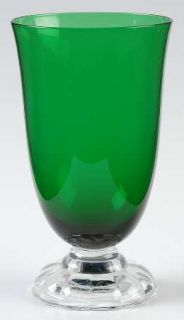 Fostoria Victorian Green (Empire Green) Footed Tumbler   Stem #4024, Green Bowl,