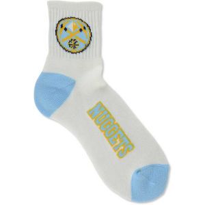 Denver Nuggets For Bare Feet Ankle White 501 Sock