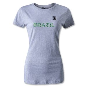 FIFA Confederations Cup 2013 Womens Brazil T Shirt (Gray)