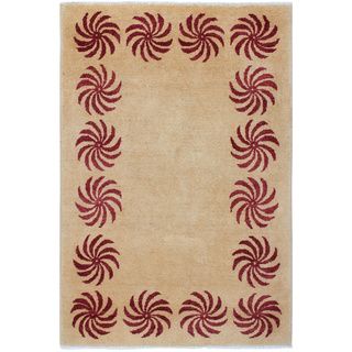 Hand knotted Peshawar Rug (35 X 410)