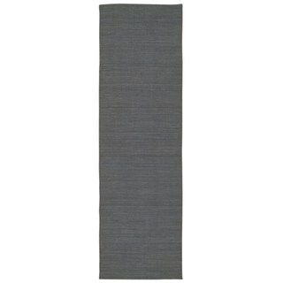 Calvin Klein Hand loomed Plateau Agate Cotton/ Wool Rug (23 X 8)