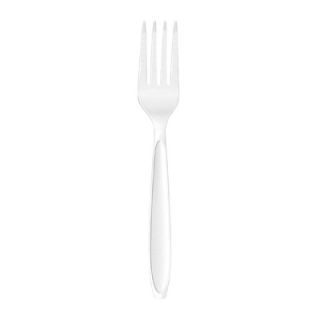 Solo Reliance Mediumweight Cutlery, Standard Size, Fork, Bulk, White