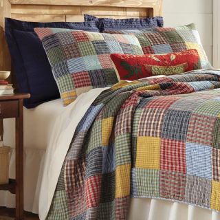 Chambray Patchwork Quilt / Only Twin, Twin