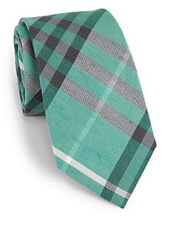Burberry London Rohan Silk & Linen Tie