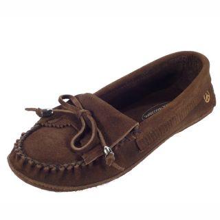 Womens Megan Peace Moccasins by Old Friend Brown   PM447300 BROWN 8, 8 Moccasin