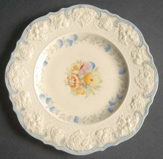 Crown Ducal A2913 Bread & Butter Plate, Fine China Dinnerware   Floral,Scalloped
