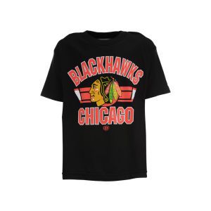 Chicago Blackhawks Old Time Hockey NHL Youth Bowman T Shirt
