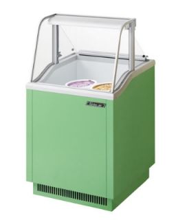 Turbo Air 26 in Dipping Cabinet Holds (4) 3 Gallon Cans, Lime Green