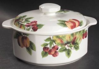 Royal Doulton Vintage Grape  1.75 Qt Round Covered Casserole, Fine China Dinnerw