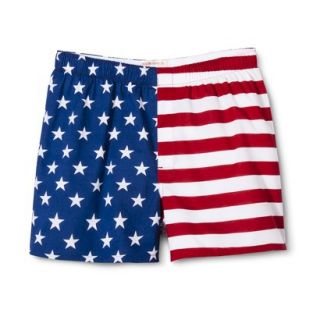 Mossimo Supply Co. Mens Flag Print Boxers   Red L