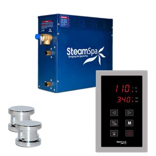 SteamSpa OAT1200CH Oasis 12kw Touch Pad Steam Generator Package in Chrome