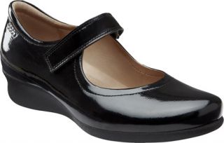 Womens ECCO Abelone Mary Jane   Black Nap Lack Casual Shoes