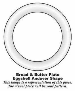 Homer Laughlin  Hlc2195 Bread & Butter Plate, Fine China Dinnerware   Egg. Andov