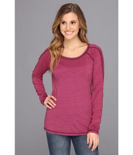 Fox Conquer L/S Top Womens Long Sleeve Pullover (Burgundy)