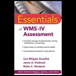 Essentials of WMS IV Assessment