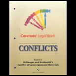 Casenote Legal Briefs  Conflicts