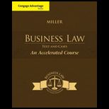 Business Law  Text and Cases An Accelerated Course