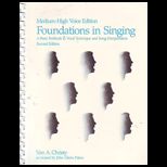 Foundations in Singing  A Basic Textbook in Vocal Technique and Song Interpretation   Medium High Voice Edition