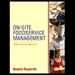 On Site Foodservice Management  A Best Practices Approach