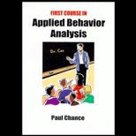 First Course in Applied Behavior Analysis