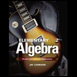 Elementary Algebra Graphs and Authentic Applications   With Access