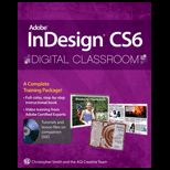 Adobe InDesign CS6 Digital Classroom   With Dvd
