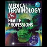Medical Terminology for Health Professions With Cd and Workbook