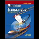 Machine Transcription Complete Course   With 2 CDs