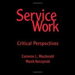 Service Work  Critical Perspectives