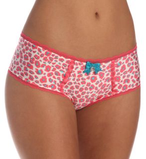 Pretty Polly Lingerie PP342 Printed with Lace Shorty Panty