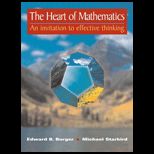 Heart of Mathematics An Invitation to Effective Thinking   With CD, 3 D Glasses Kit