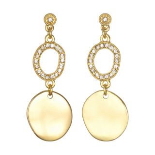 PALOMA & ELLIE Crystal Double Drop Earrings, Womens