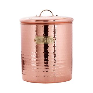 Old Dutch International Décor Hammered Copper Cookie Jar