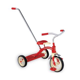Radio Flyer 10 Push Handle Tricycle, Red