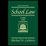 School Law  Cases and Concepts