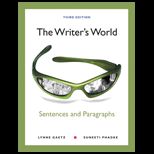 Writers World  Sentences and Paragraphs  With Access