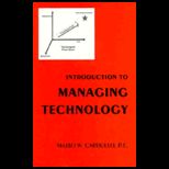 Intro. to Managing Technology