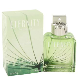Eternity Summer for Men by Calvin Klein EDT Spray (2011 Green) 3.4 oz