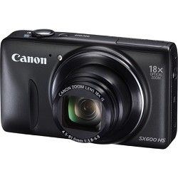 Canon PowerShot SX600 HS 16.1MP 18x Zoom 3 inch LCD   Black