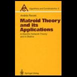 Matroid Theory and Its Application in Elec. Network