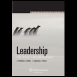 Leadership  Law Policy and Management