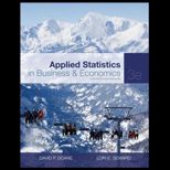 Applied Statistics in Business and Economics  Text