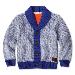 TED BAKER Baker by Humboldt Cardigan Sweater   Boys nb 24m, Deep Ultramarine,